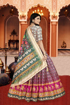 Sonakshi Women's Multicolor Dola Silk Digital Printed Lehenga Choli With Dupatta | Grocsy
