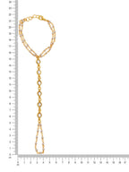 Ruby Raang Gold Kundan Haath Phool | Grocsy