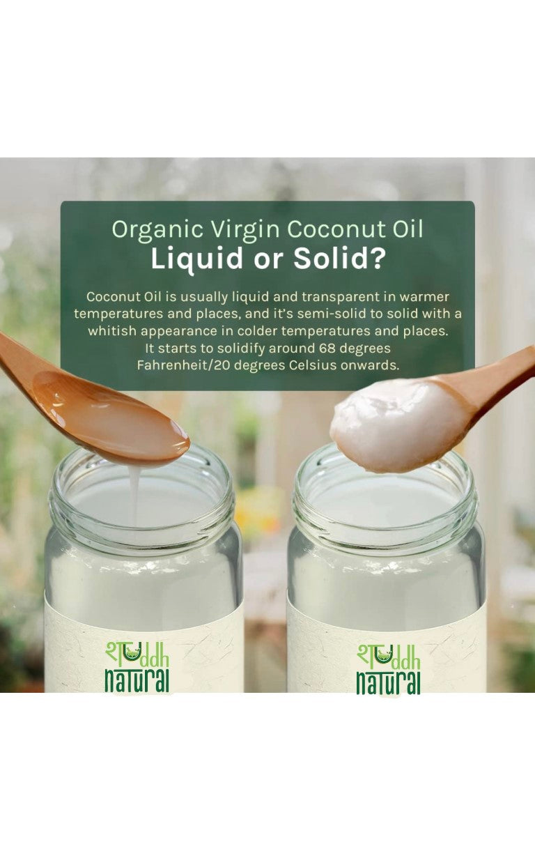 Shuddh Natural Coconut Oil Cold Pressed | Grocsy