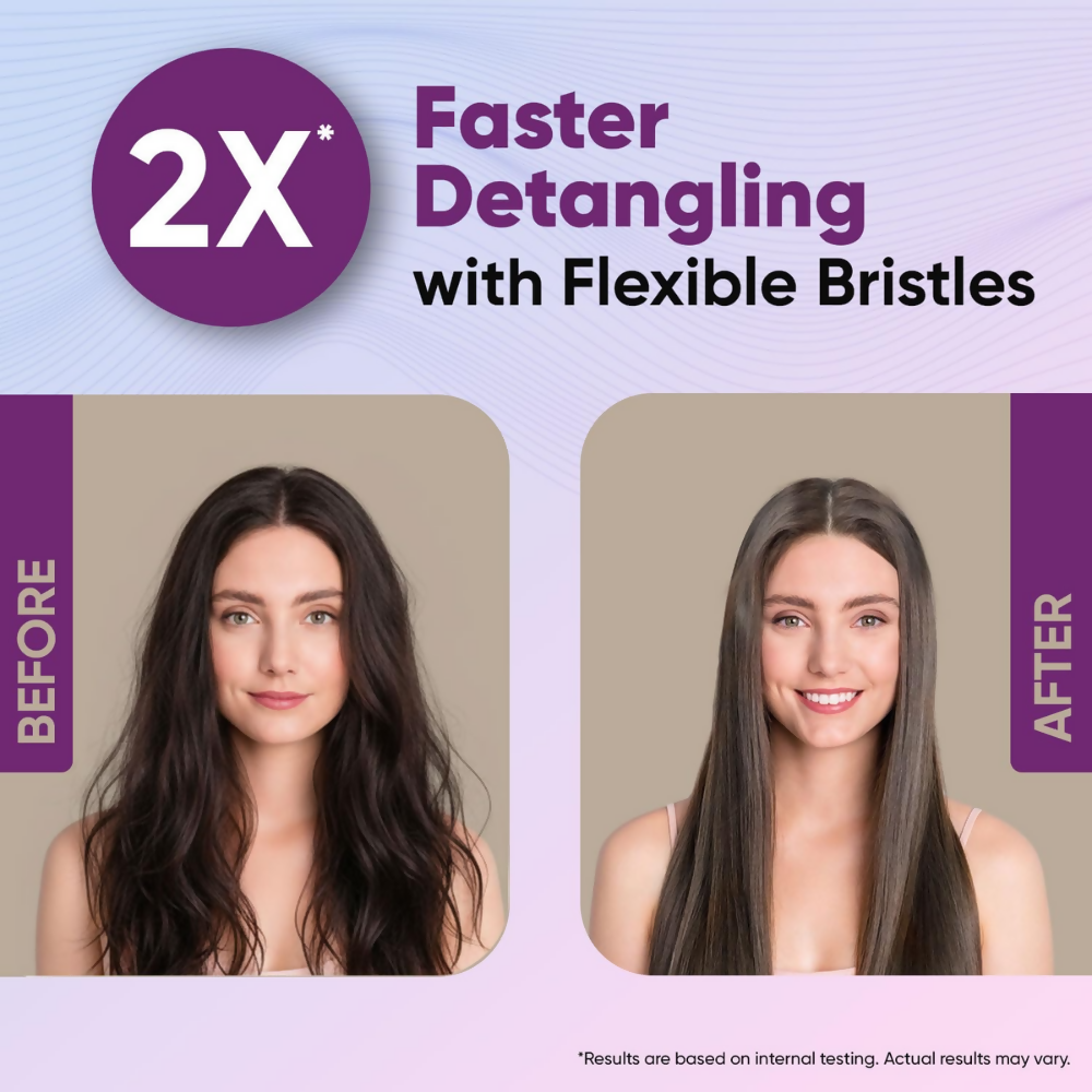 Vega Paddle Hair Brush with Cleaning Comb | Grocsy