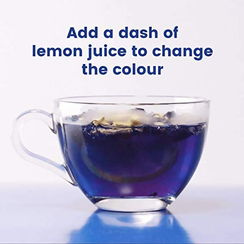 Tea Trunk Blue Pea Flowers Natural Anti-Oxidant Butterfly Pea Flower Tisane Green Tea | Grocsy