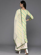 Ahalyaa Women's Traditional wear Kurta Set - Off White | Grocsy