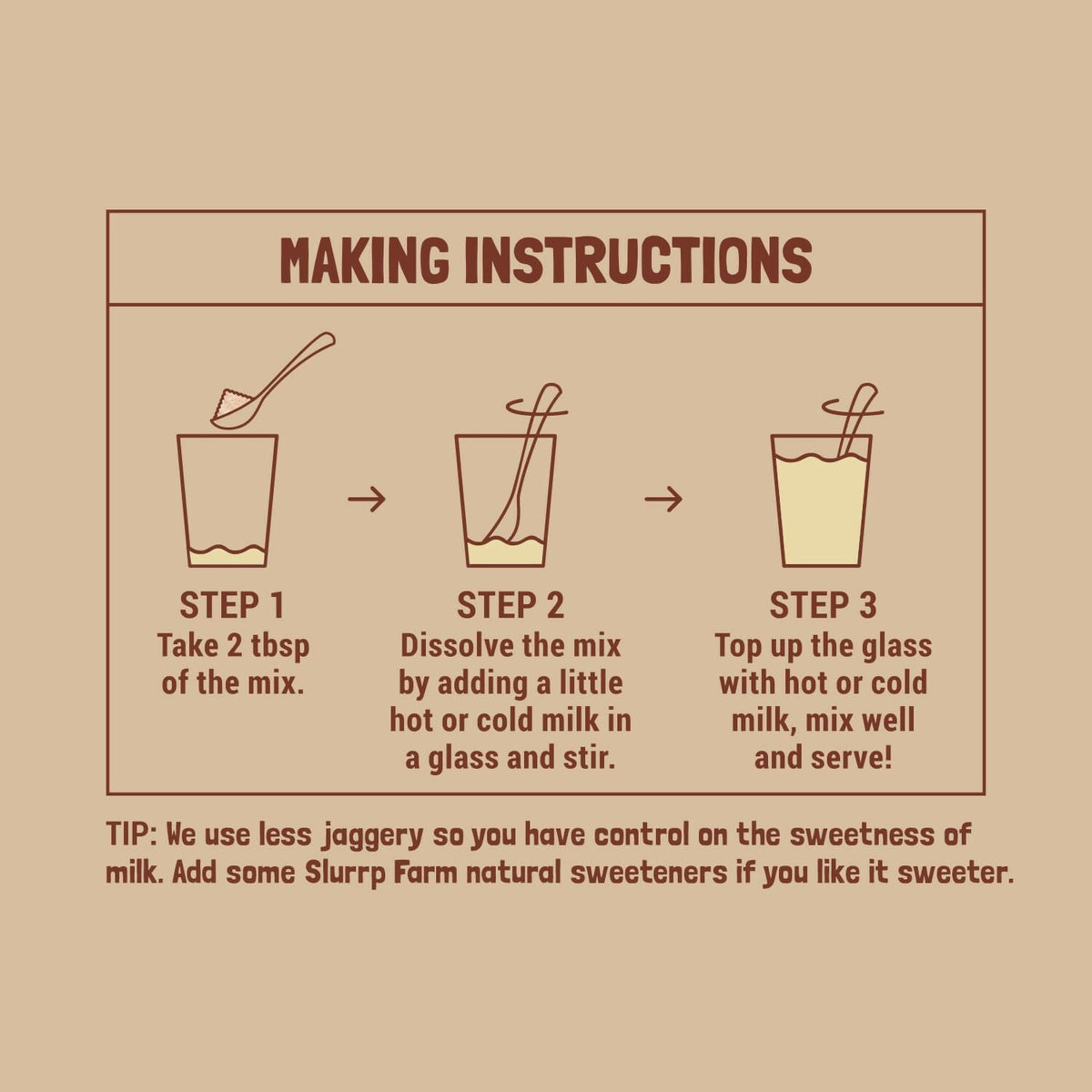 Slurrp Farm Vanilla Magic Milk Mix Sweetened with Jaggery Powder | Grocsy