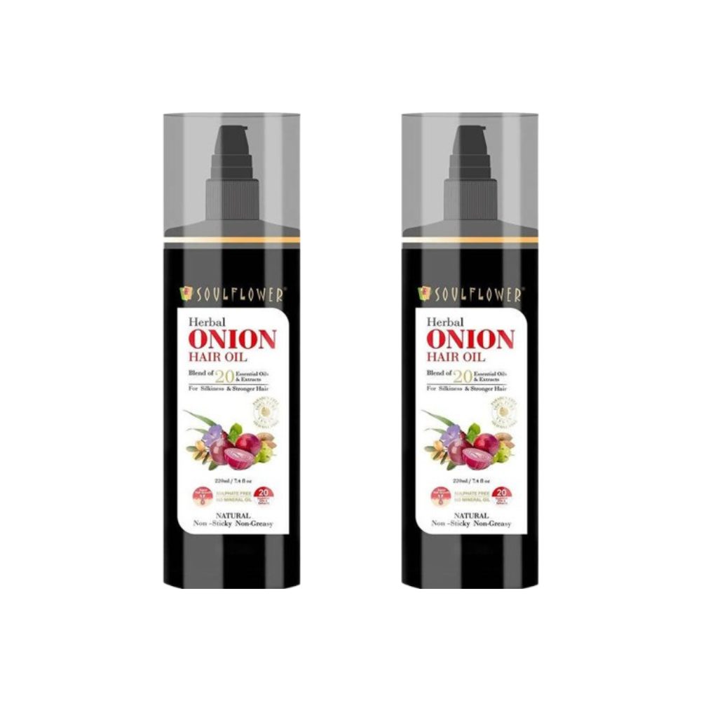 Soulflower Herbal Onion Hair Growth Oil | Grocsy