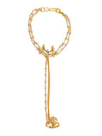 Ruby Raang Gold Chand Kundan Haath Phool | Grocsy