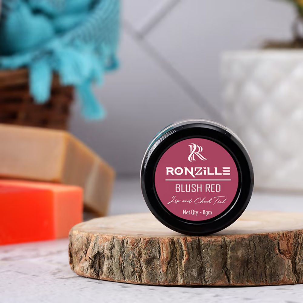 Ronzille Lip And Cheek Tint - Blush Red | Grocsy
