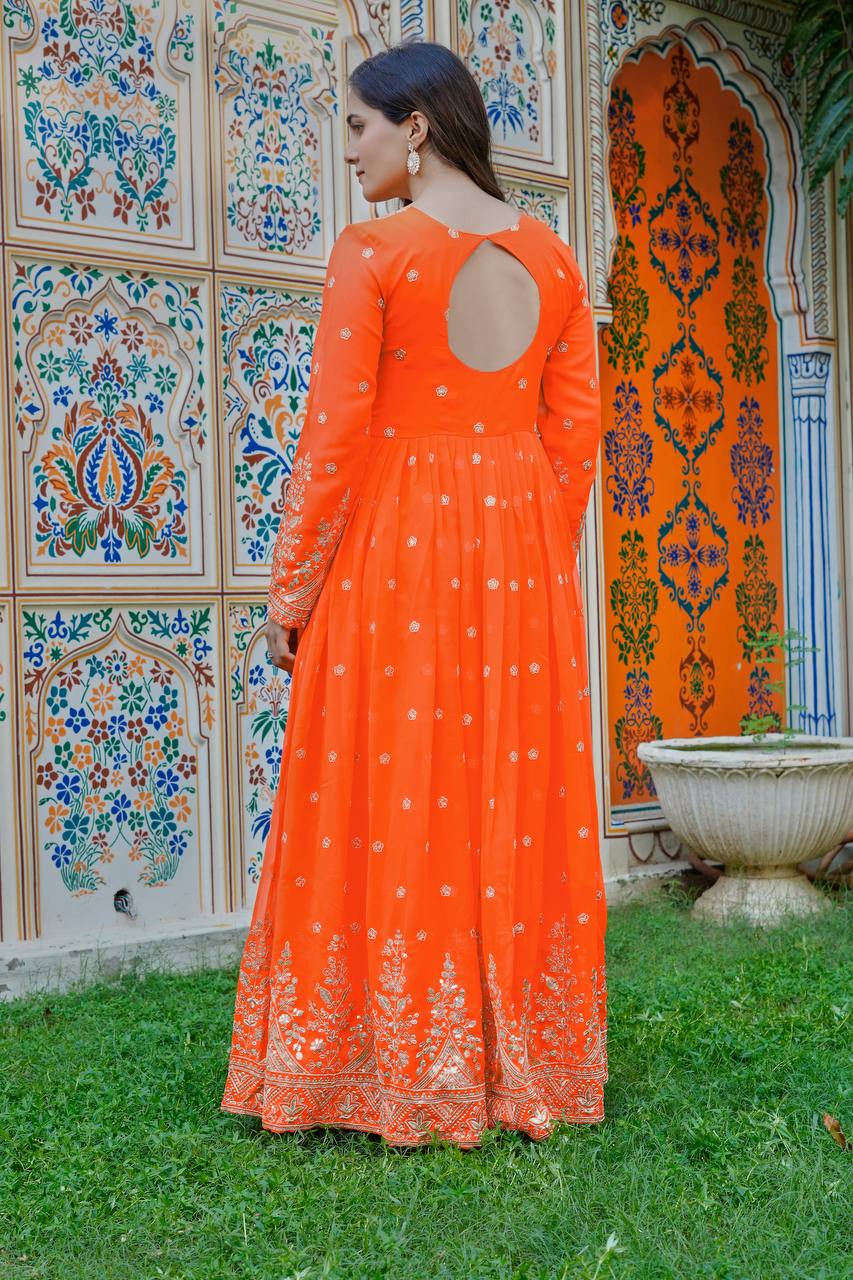 Lehenga Mart Designer Anarkali Suit With Kurta Palazzo Dupatta For Women-Fanta | Grocsy
