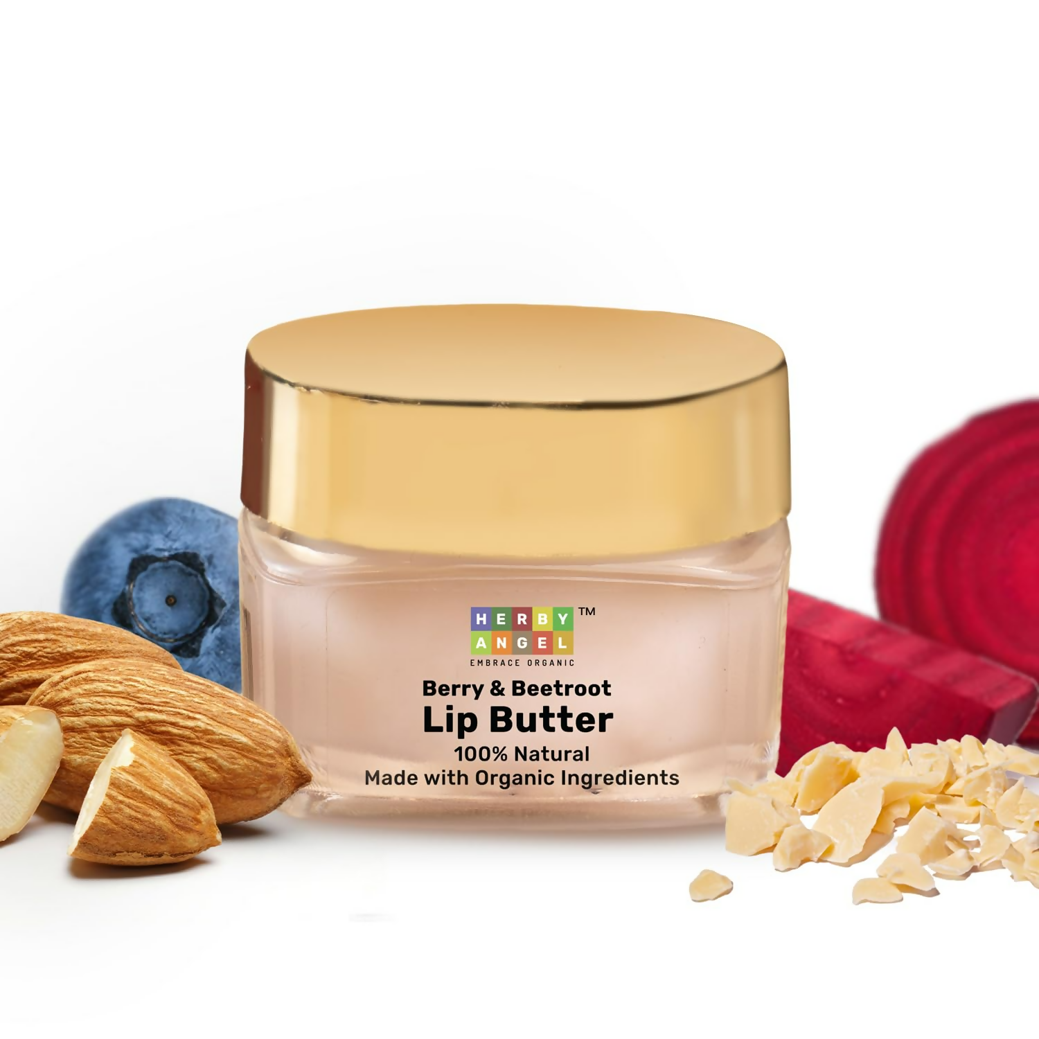 Herby Angel Baby Lip Balm - Nourishing Berry & Beetroot Lip Butter for Kids | Grocsy