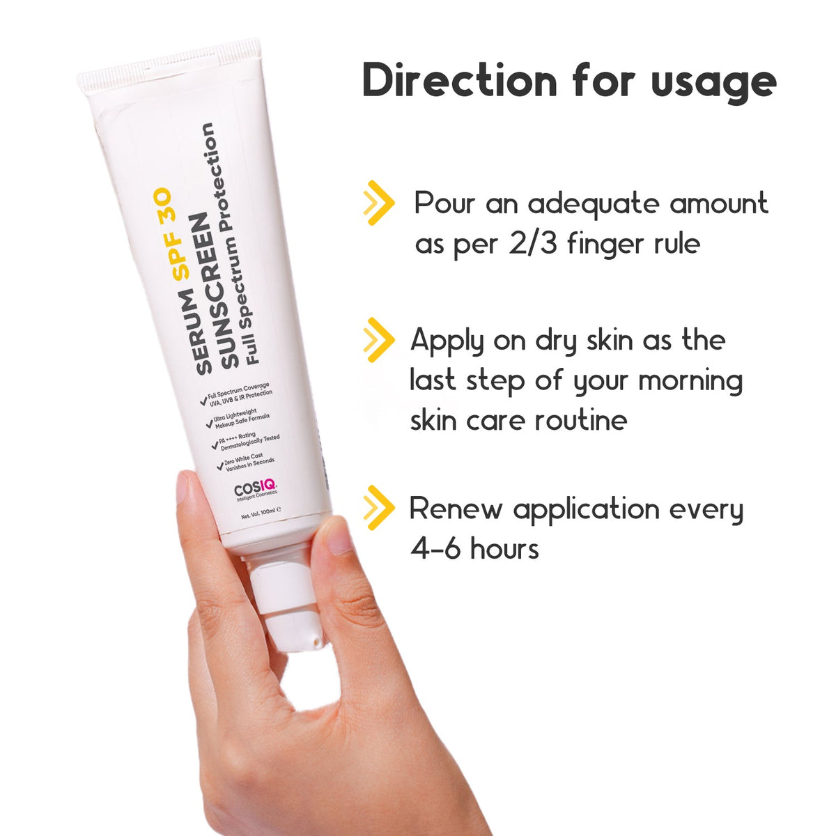 Cos-IQ Daily Use Sunscreen Serum SPF 30 PA++++ | Grocsy