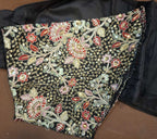 Kia Fashions Black Georgette Multi Color Emb & Sqn Readymade Blouse | Grocsy