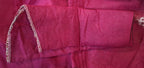 Kia Fashions Wine Georgette Multi Color Emb & Sqn Readymade Blouse | Grocsy