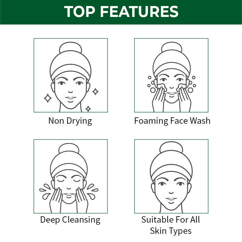 Nykaa Naturals Cucumber & Aloe Vera Face Wash for Hydrated Skin | Grocsy