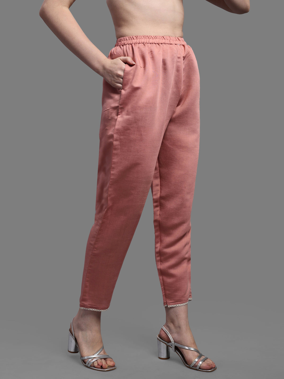 Embroidered Kurta With Pant & Dupatta Set, Multicolor - Hiral Fashion | Grocsy