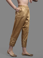 Embroidered Bandhani Printed Kurta With Pant & Dupatta Set, Multicolor - Hiral Fashion | Grocsy