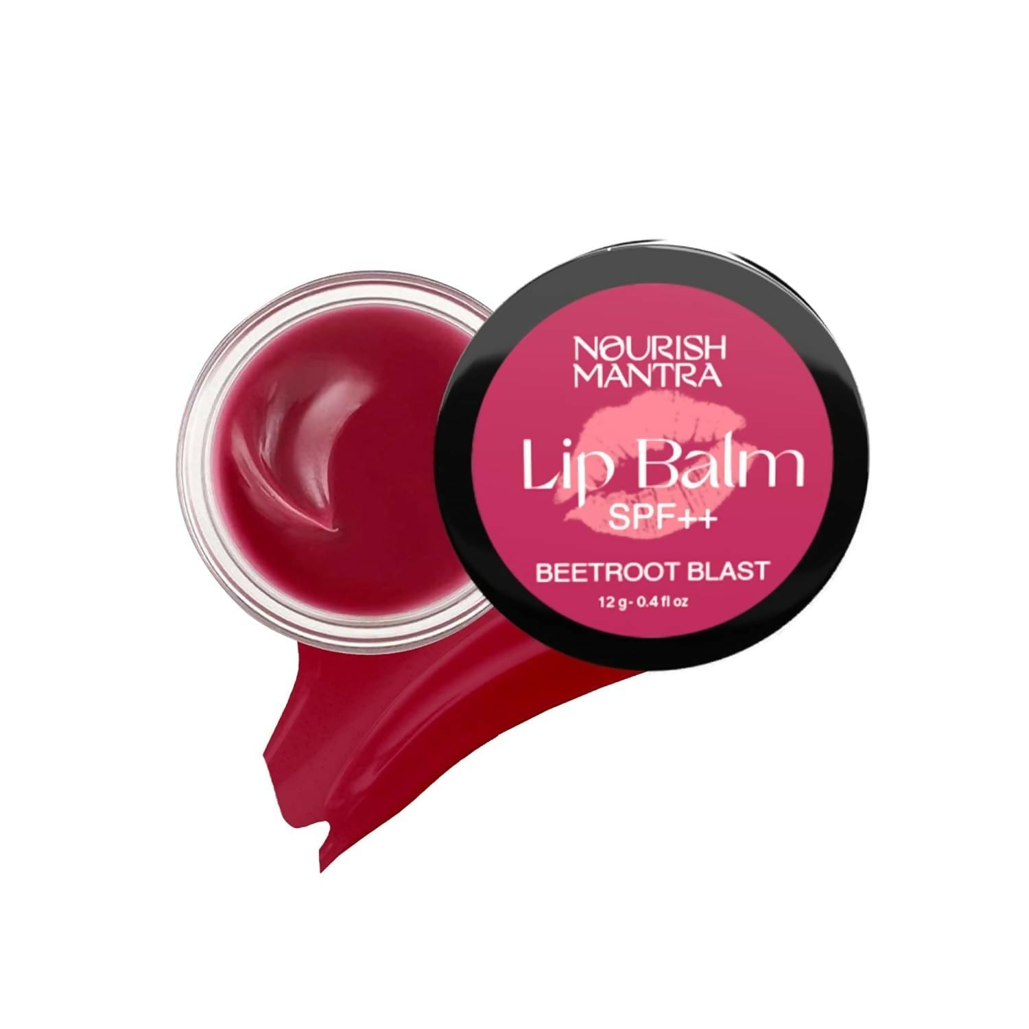 Nourish Mantra Beetroot Blast Lip Balm with SPF++ | Grocsy