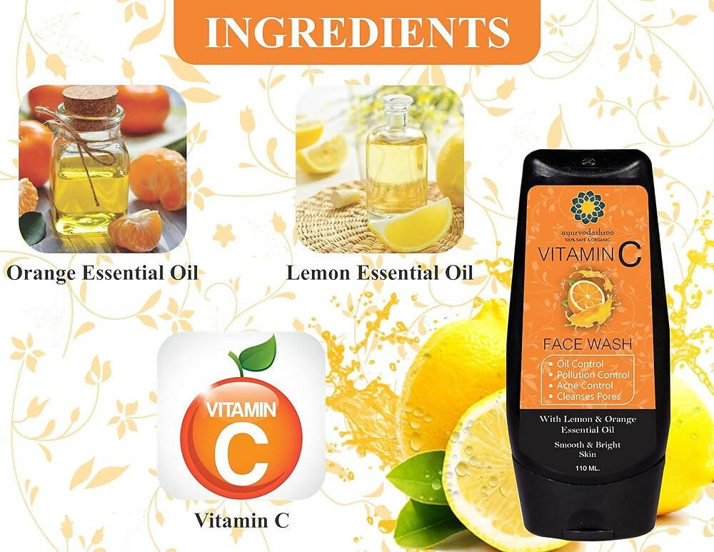 Ayurvedashree Vitamin C Face Wash | Grocsy