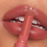 Kaja Heart Melter Lip Gloss Stick 03 Crazy 4U - Soft Rosy Mauve | Grocsy