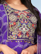 Joban Fashion Green Cotton Premium Pure Viscose Print Dola With Handwork Kurta set | Grocsy
