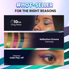 NY Bae Holographic Gel Eyeliner - Pink Chrome 02 | Grocsy