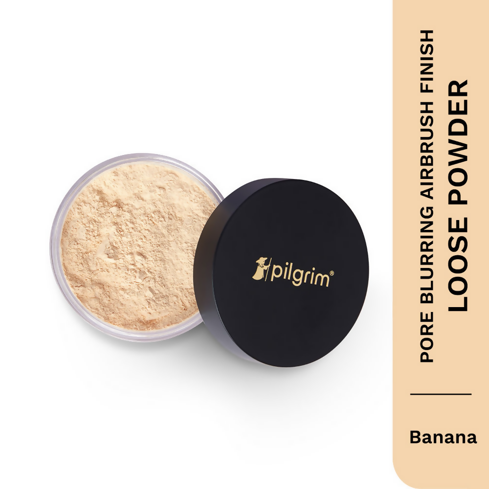 Pilgrim Pore Blurring Airbrush Finish Loose Powder - Banana | Grocsy