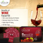 Oxyglow Herbals Wine Facial Kit | Grocsy