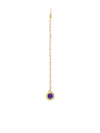 Ruby Raang Blue Meenakari Kundan Maang Tikka | Grocsy