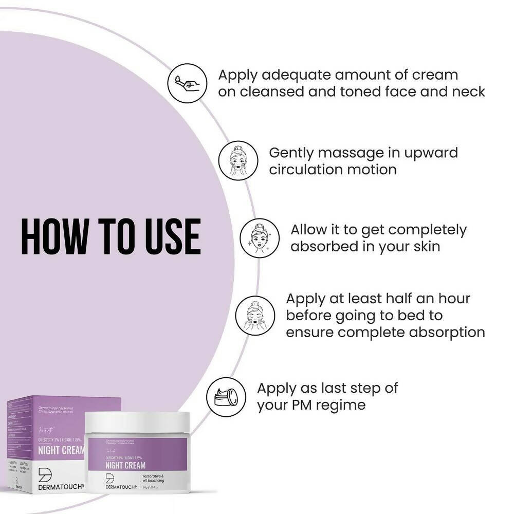 Dermatouch Restorative Night Cream | Grocsy
