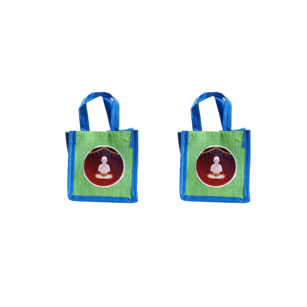 Sri Rudra Theme Jute Bag (SR 02786) | Grocsy