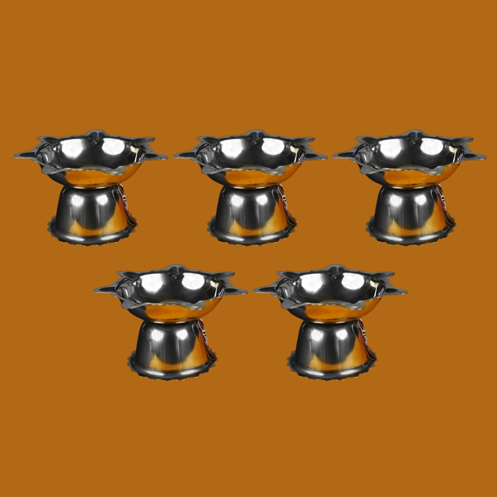 Sri Rudra Steel Diya Small (SR 01524) | Grocsy