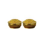 Sri Rudra Gold Fancy Tray Round Bowl (EAN 8906101491865) | Grocsy