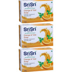 Sri Sri Tattva Orange & Tulsi Soap - 100gm | Grocsy
