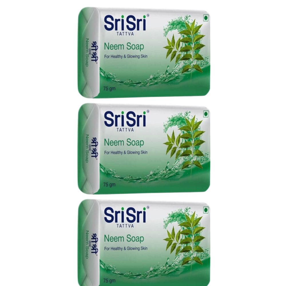Sri Sri Tattva Neem Soap - 75 Gm | Grocsy
