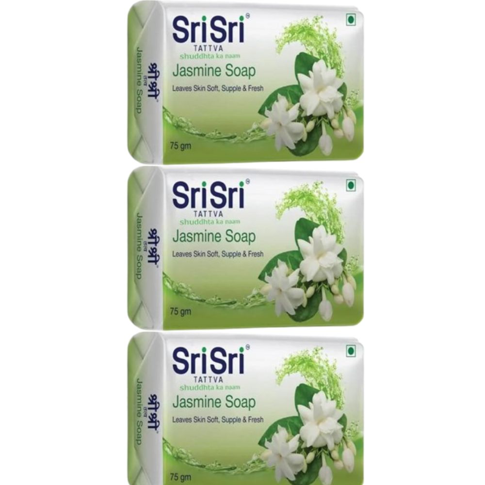 Sri Sri Tattva Jasmine Soap - 75 Gm | Grocsy