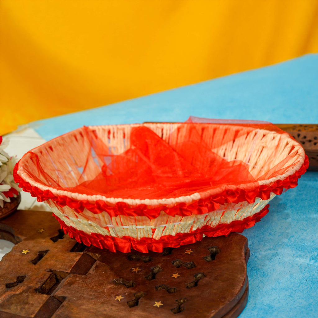 Sri Rudra Decorative Basket SR 03074 | Grocsy