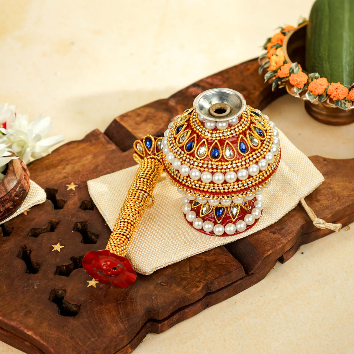 Sri Rudra Decorative Steel Paneer Dani | Grocsy
