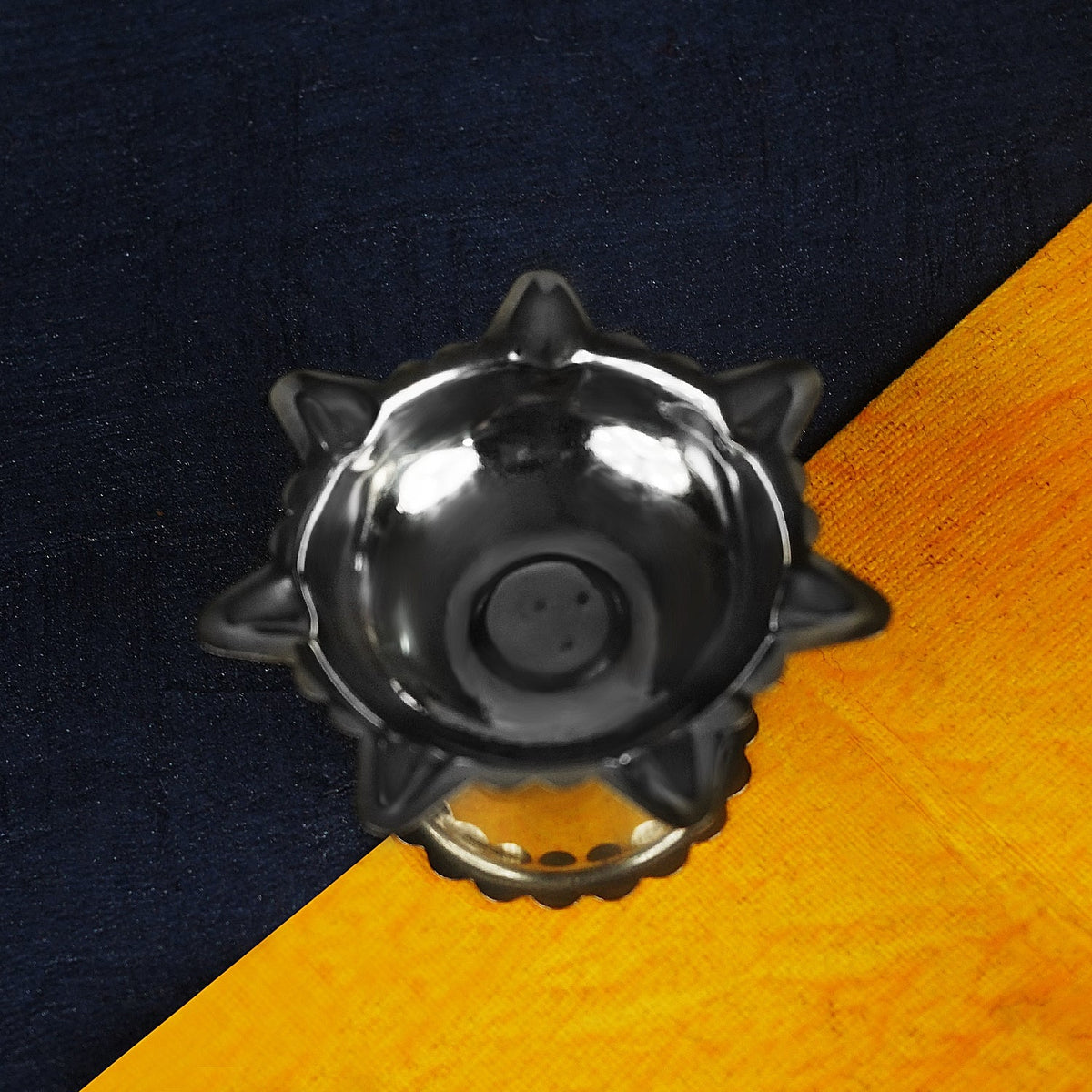 Sri Rudra Steel Diya Small (SR 01524) | Grocsy