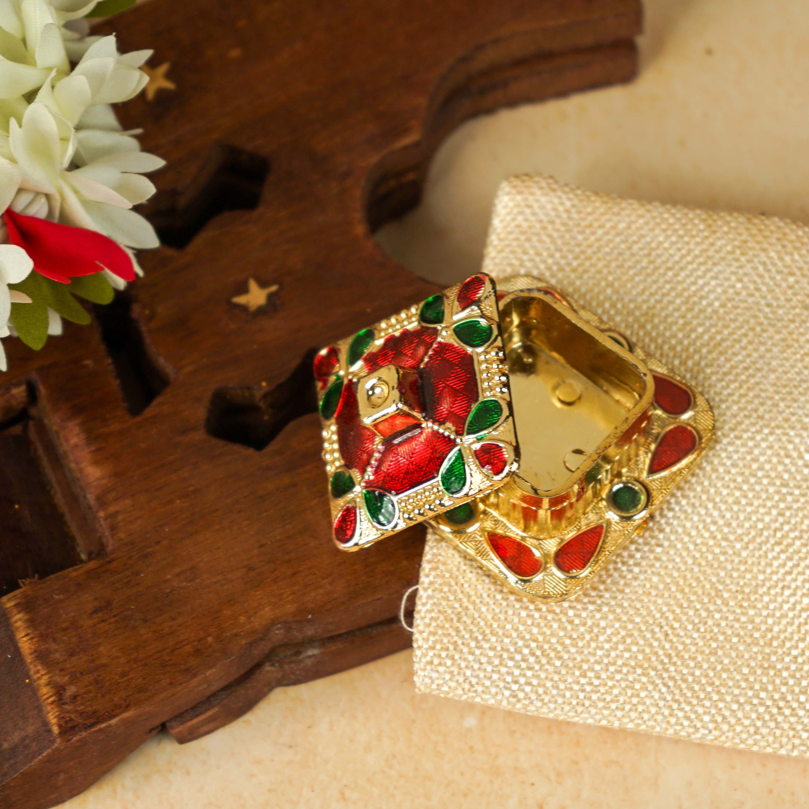 Sri Rudra Fiber Gold Kumkum Bharani (SR 01946) | Grocsy