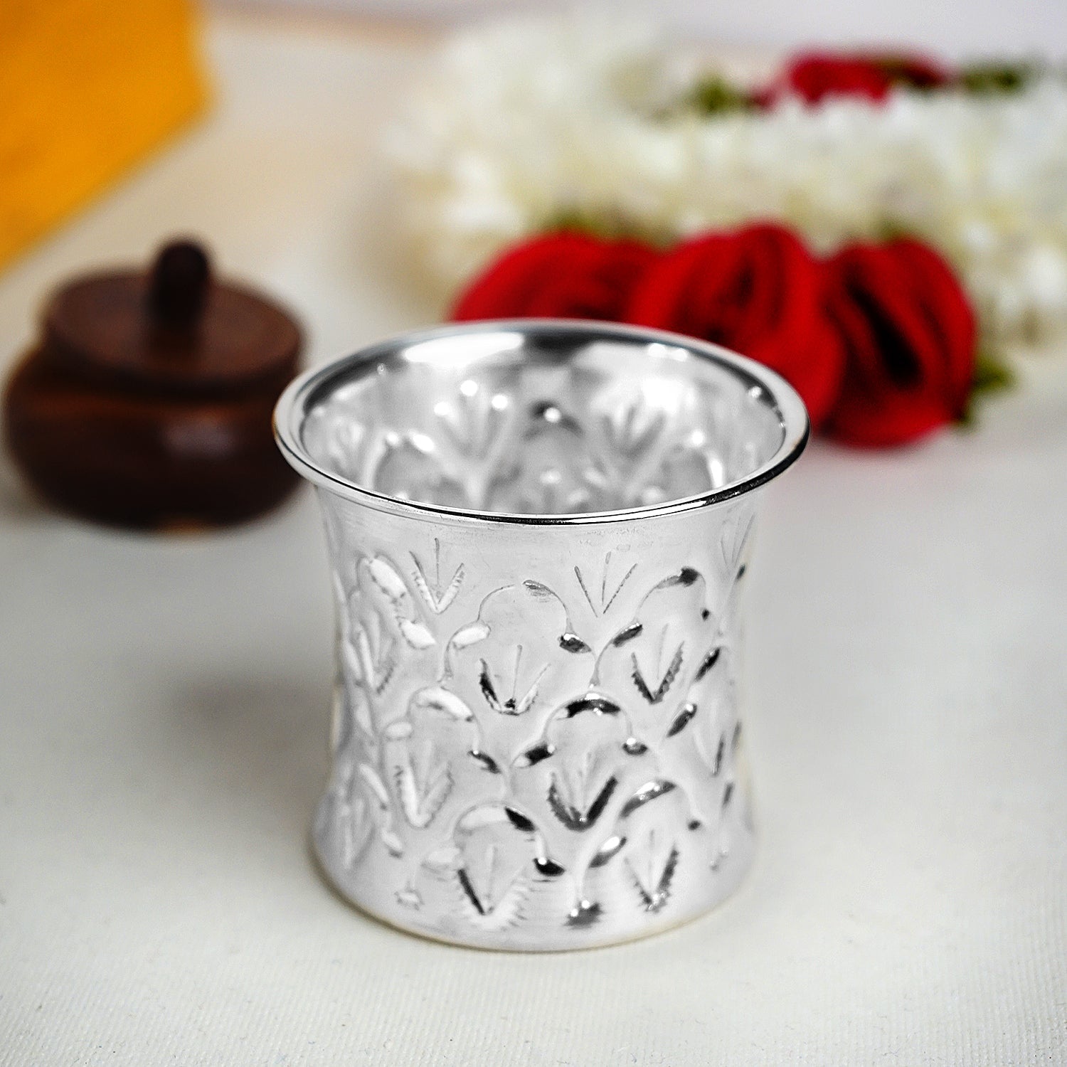 Sri Rudra German Silver Panchpatara SR 00049 | Grocsy