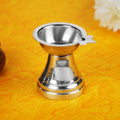 Sri Rudra German Silver Nilanjan Deepa SR 00076 | Grocsy