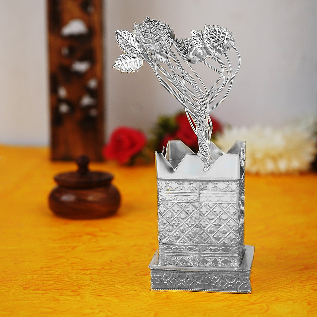 Sri Rudra German Silver Tulasi (SR 02734) | Grocsy