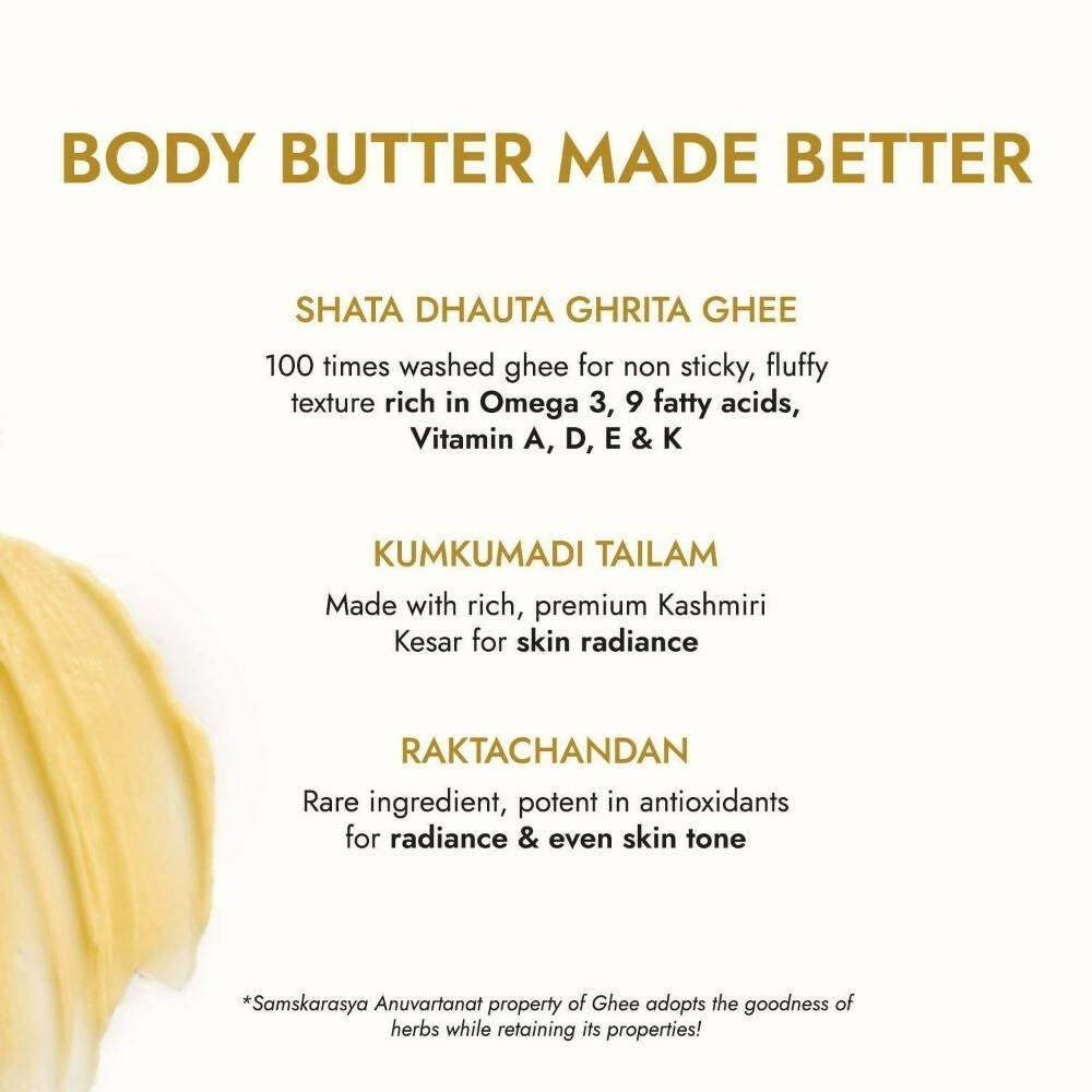 Kapiva Ayurveda Skin Rituals Ghee Kumkumadi Body Butter | Grocsy