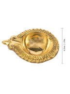 Spillbox Gold Toned Laksmi Kuber Diya Pooja Essentials | Grocsy