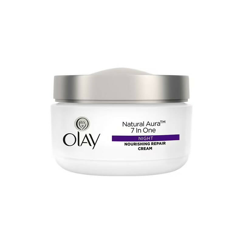Olay Natural Aura 7 In One Night Nourishing Repair Cream | Grocsy