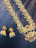 Jewel City Exquisite Gold Filigree Necklace and Earrings Set | Grocsy