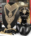 Jewel City Bridal Kundan Jewelry Set for Women Traditional Gold-Plated Indian Necklace,Earrings, Maang Tikka, Hathphool & Nath | Grocsy