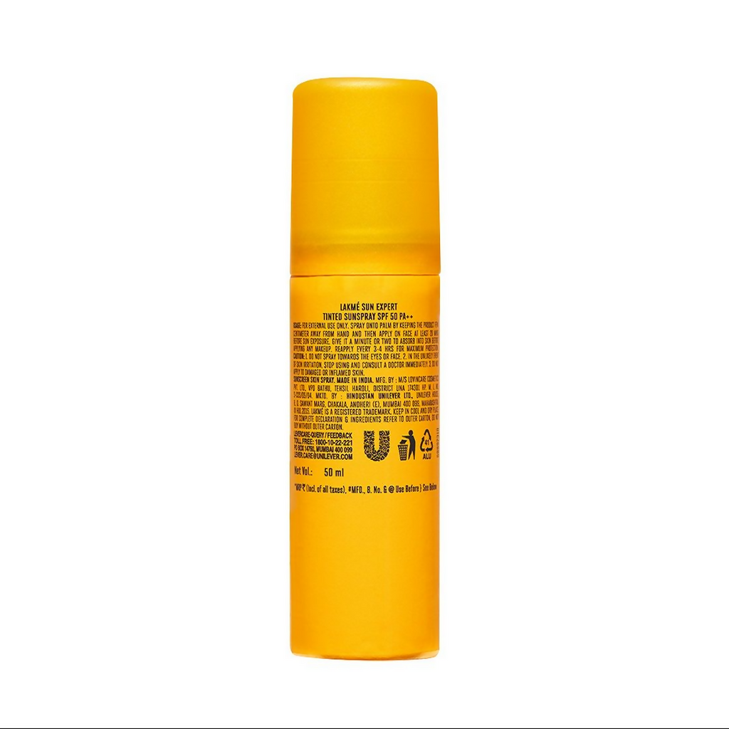 Lakme Sun Expert Tinted PA SPF50++ Spray | Grocsy