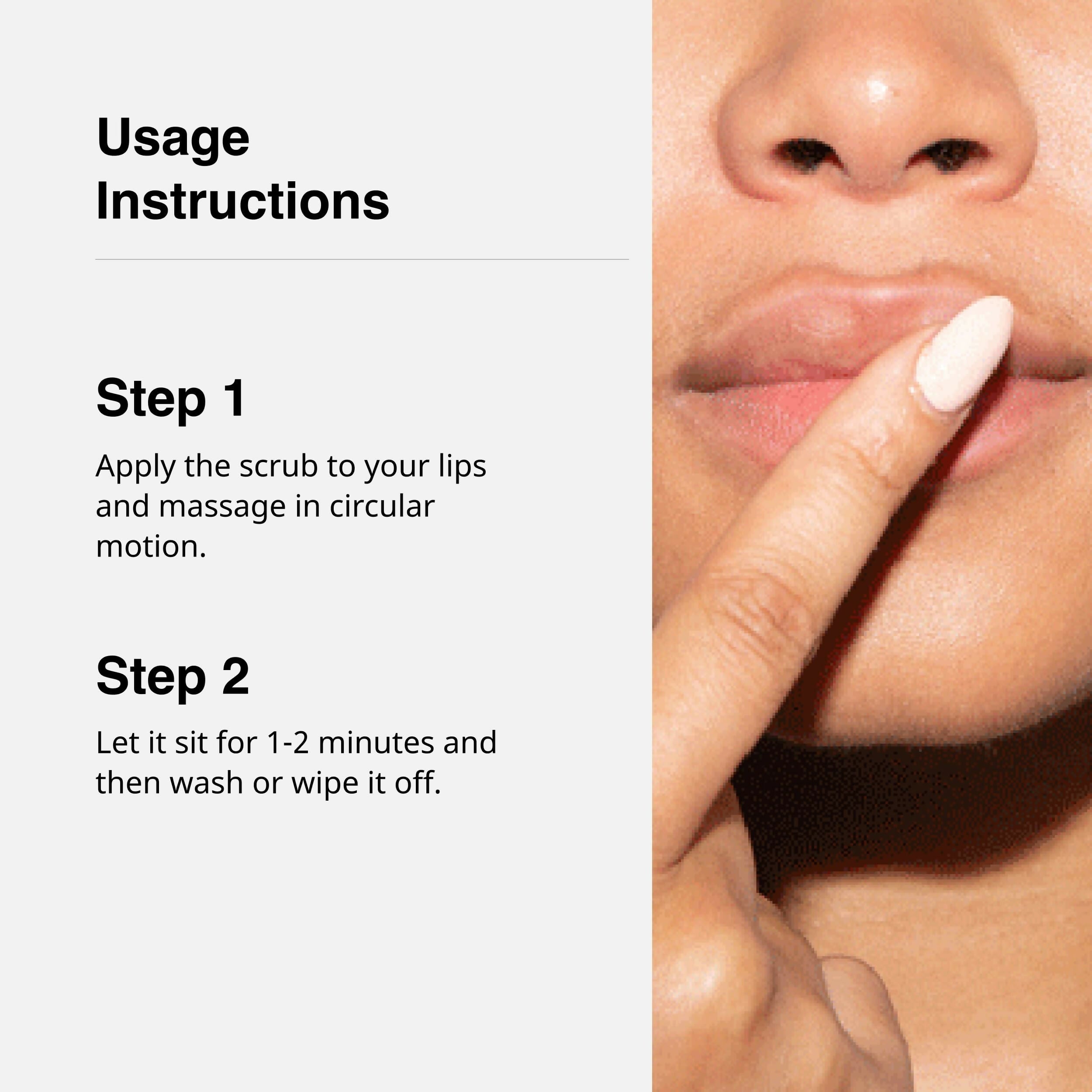 Cureskin Lightening Lip Scrub for Men and Women | Grocsy