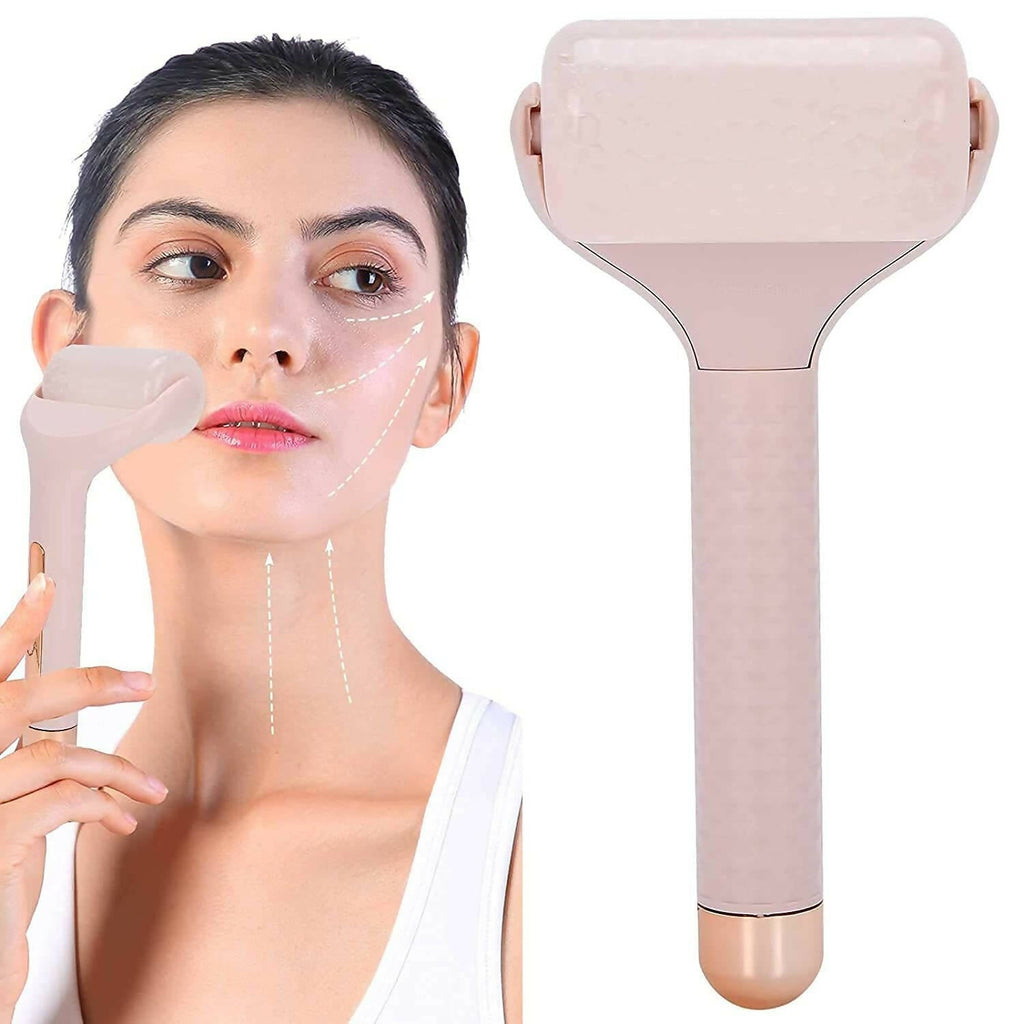 Favon Ice Roller Face Massager Tool with Cool Gel Beads for Cold Massage | Grocsy