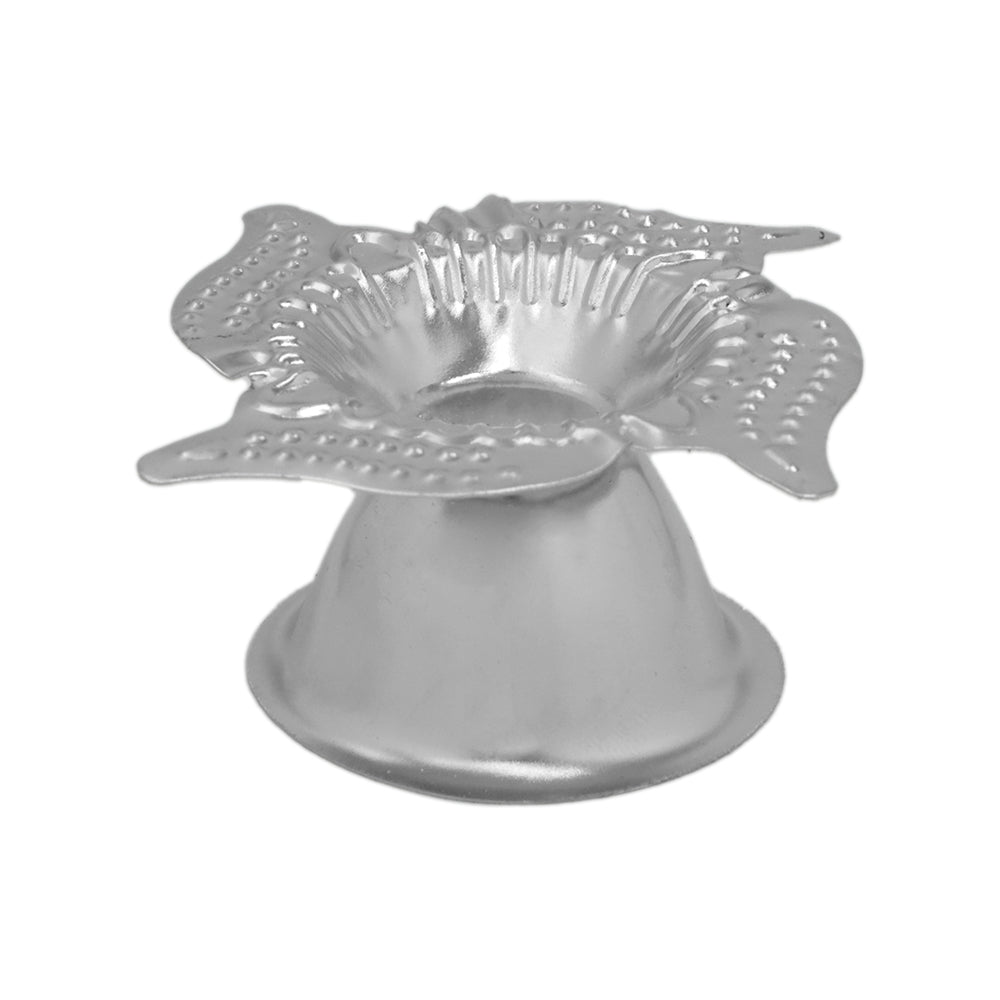 Shubhkart Nitya Steel Swastik Diya | Grocsy