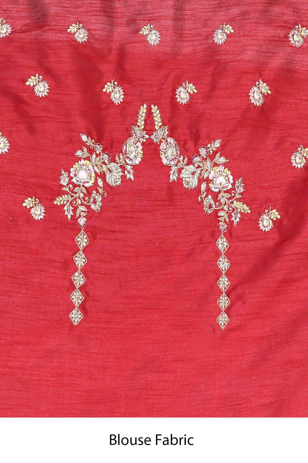 Green Organza Silk Embroidered With Stone Work Festive Saree - Nimaya Denzy | Grocsy